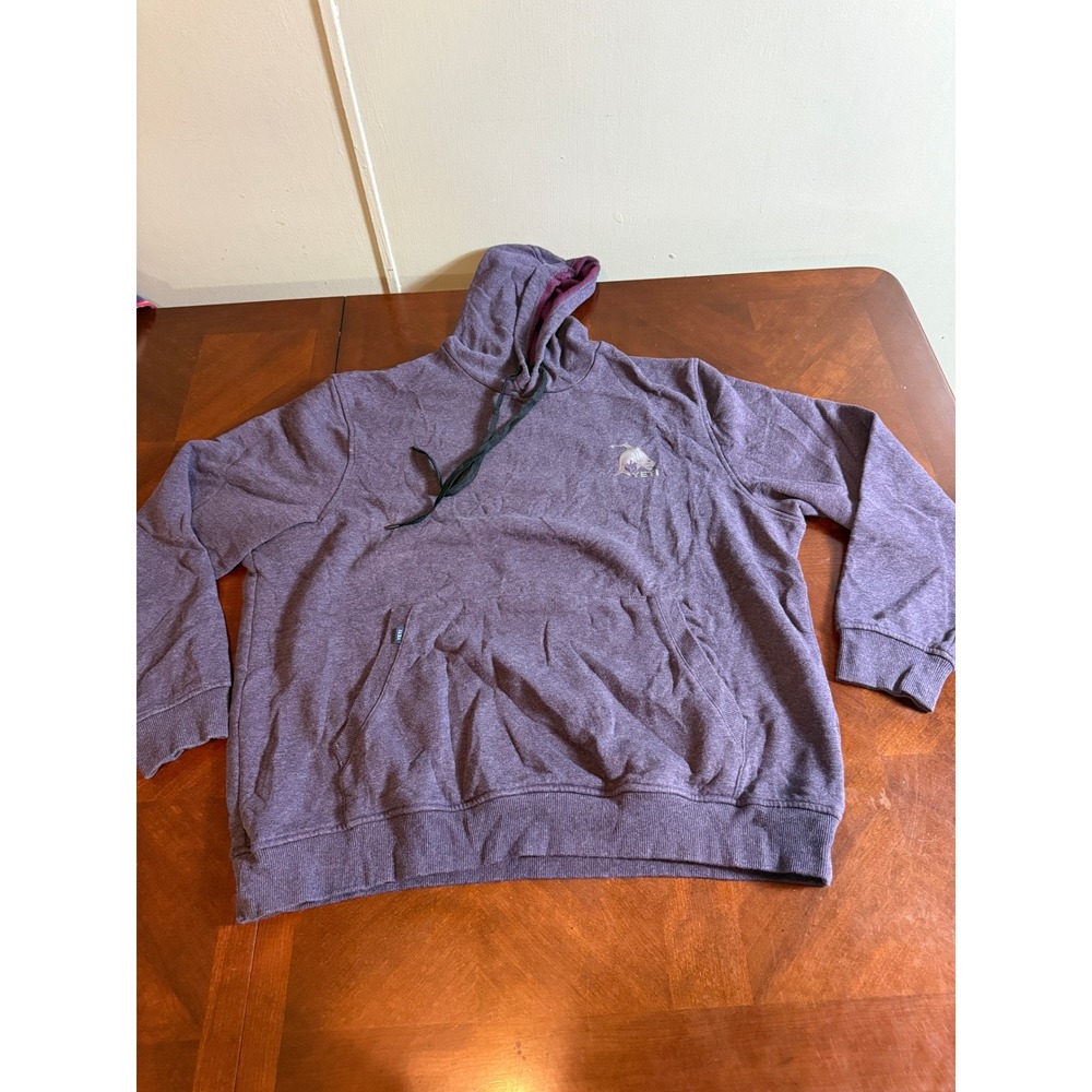 YETI Mens Heathered Purple Fish Rider Graphic Pullover Hoodie Sweatshirt XL